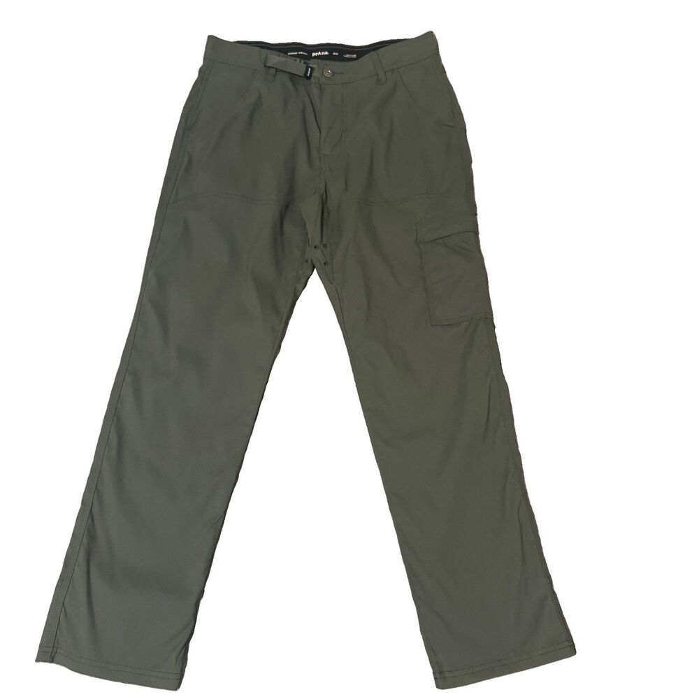 Prana Pants Mens 32x30 Slate Green Zion II Stretch Relaxed Straight Leg Hiking